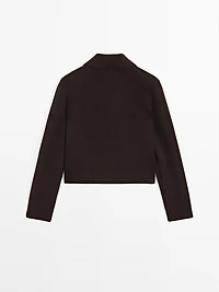 Gilet en maille à double boutonnage 100 % coton
