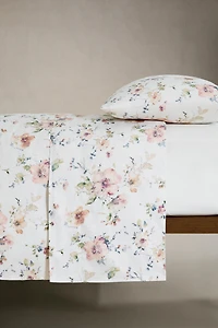 WILD FLOWERS SATEEN DUVET COVER (300 THREAD COUNT)