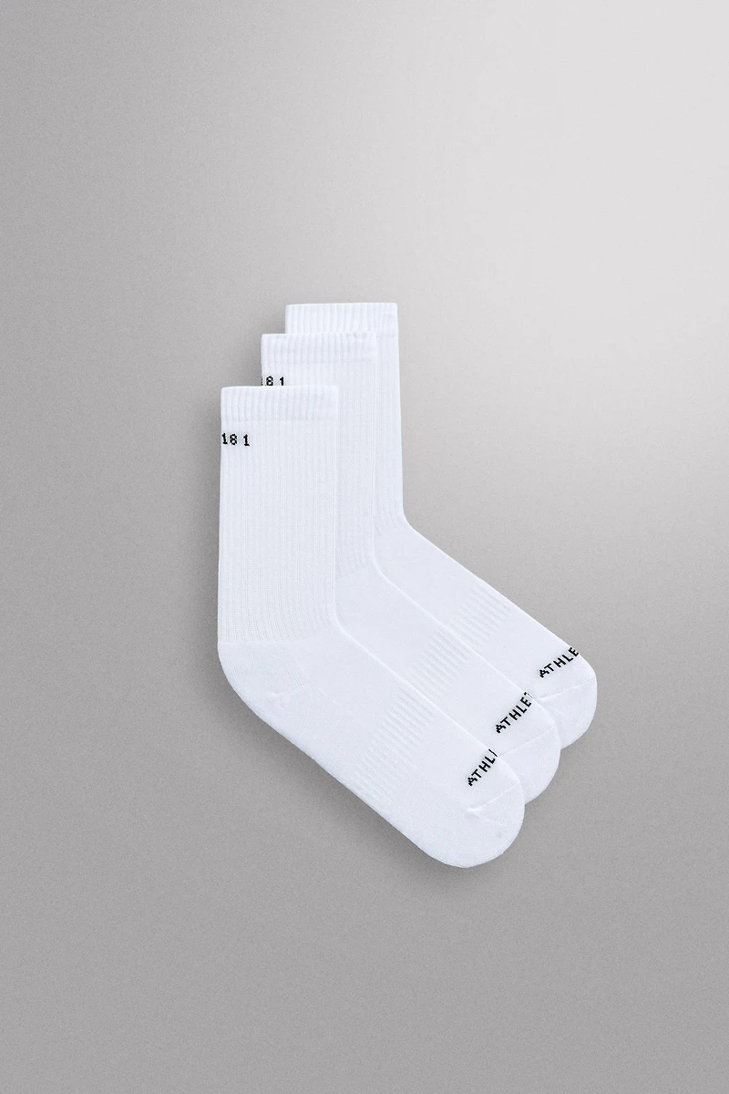 LOT DE TROIS PAIRES CHAUSSETTES D'ENTRAÎNEMENT