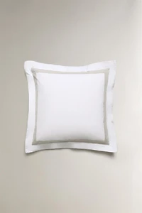 COTTON PILLOWCASE WITH BORDER