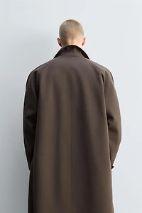 LONG WOOL BLEND TRENCH COAT LIMITED EDITION