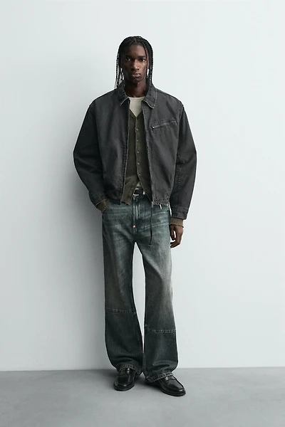 VESTE EN DENIM MATELASSÉE