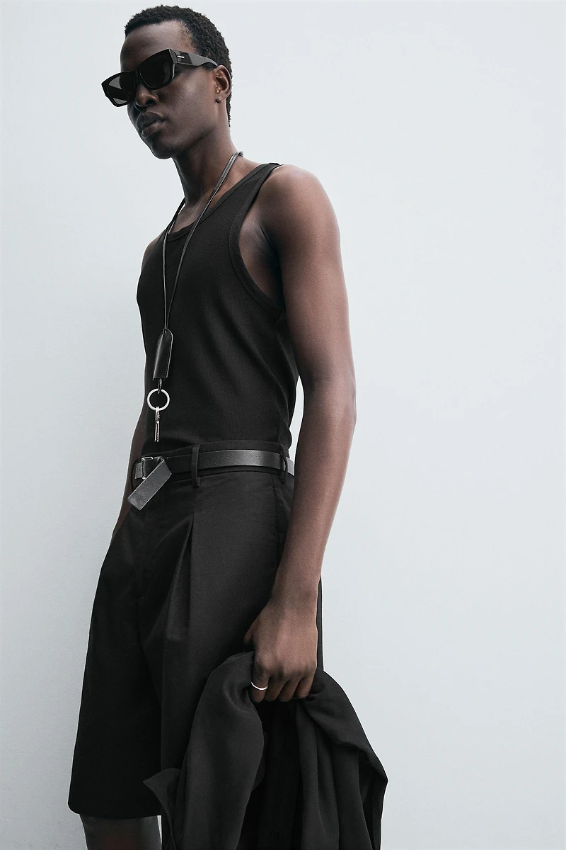 RIBBED TANK TOP