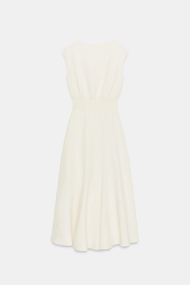 CREPE MIDI DRESS