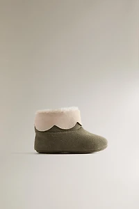 CHRISTMAS LEATHER ELF BOOTIES