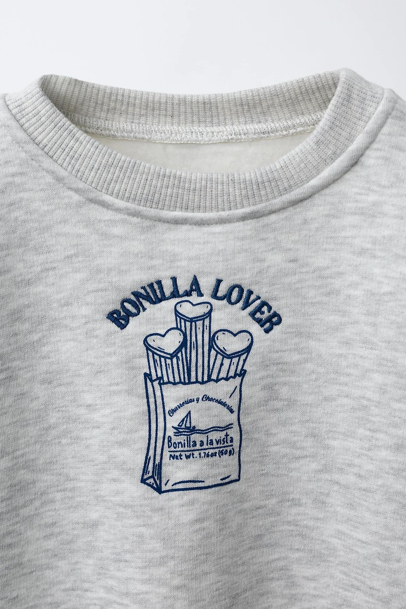BONILLA A LA VISTA ® X ZARA EMBROIDERED SWEATSHIRT