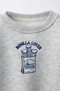 BONILLA A LA VISTA ® X ZARA EMBROIDERED SWEATSHIRT