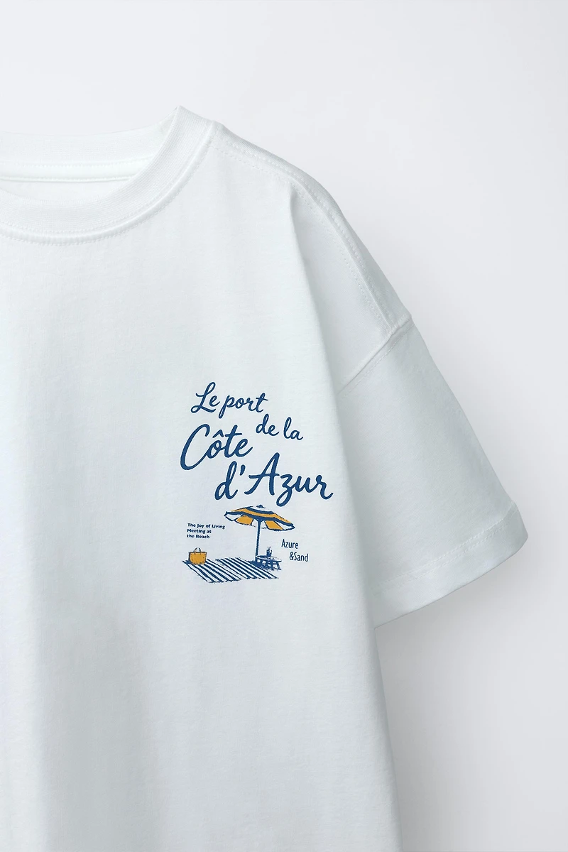 T-SHIRT IMPRIMÉ HAMACS