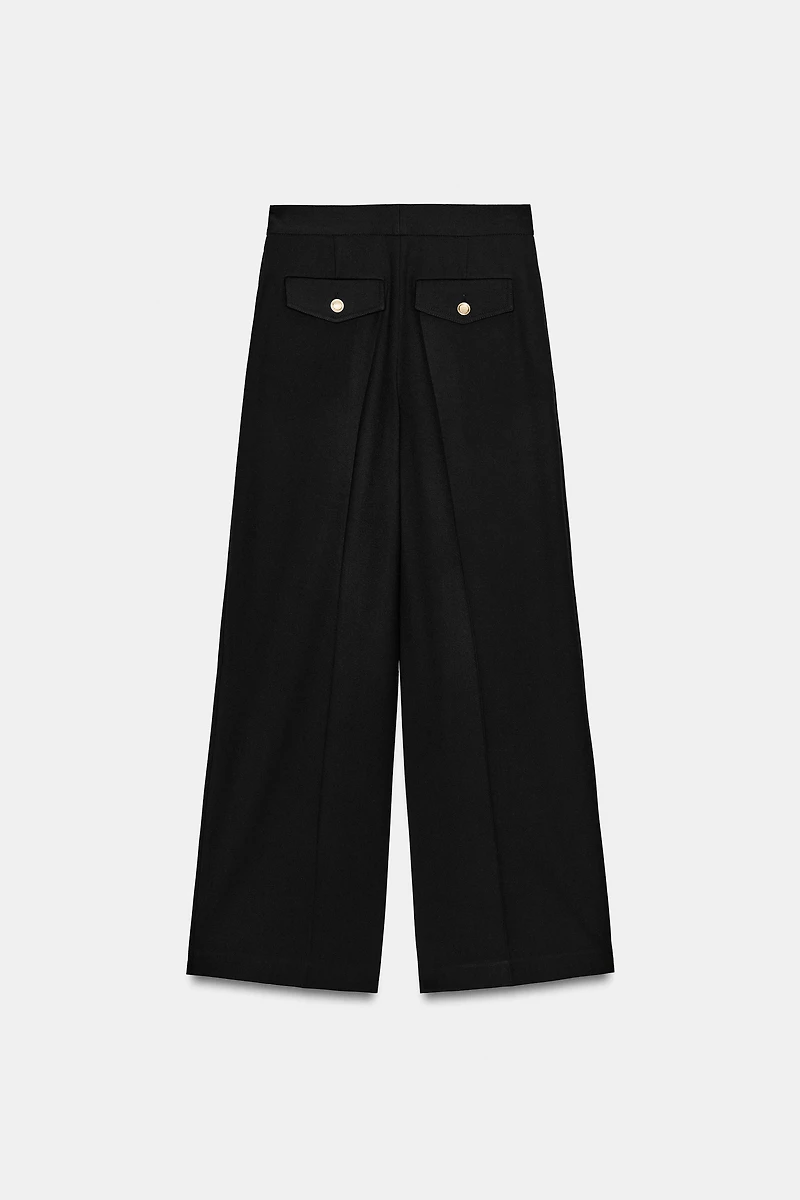 PANTALON LARGE À PINCES