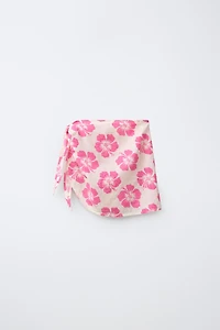 HIBISCUS BEADED PAREO