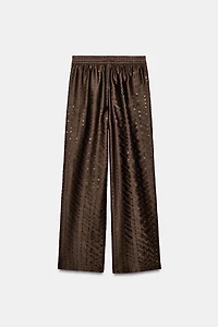 FLOWY SEQUIN PANTS