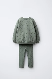 ENSEMBLE SWEAT-SHIRT ET LEGGING FLEURS