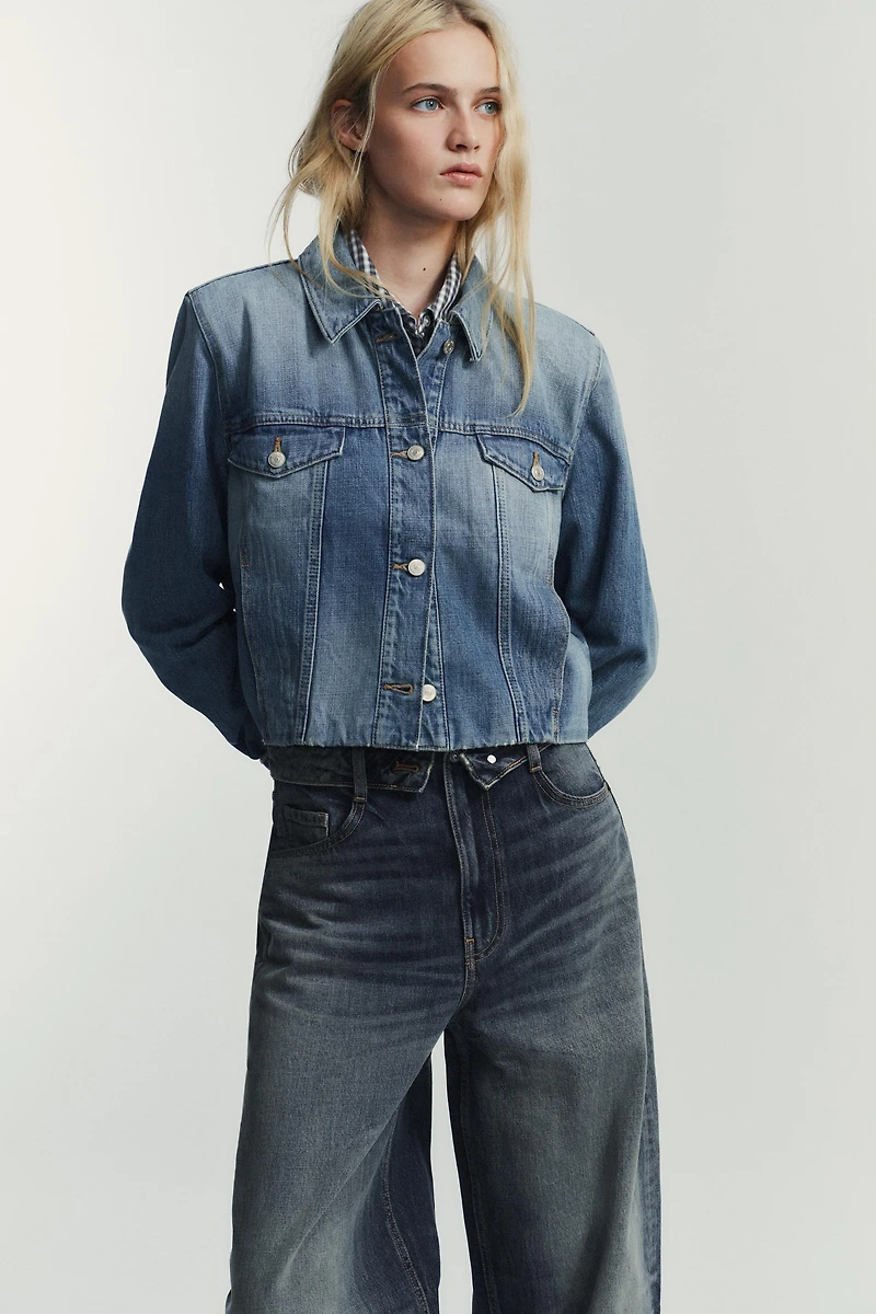 TRF MID-RISE WAIST DETAIL JEANS