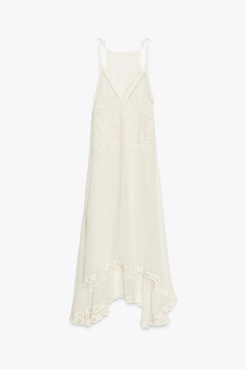 ROBE ASYMÉTRIQUE CROCHET ZW COLLECTION