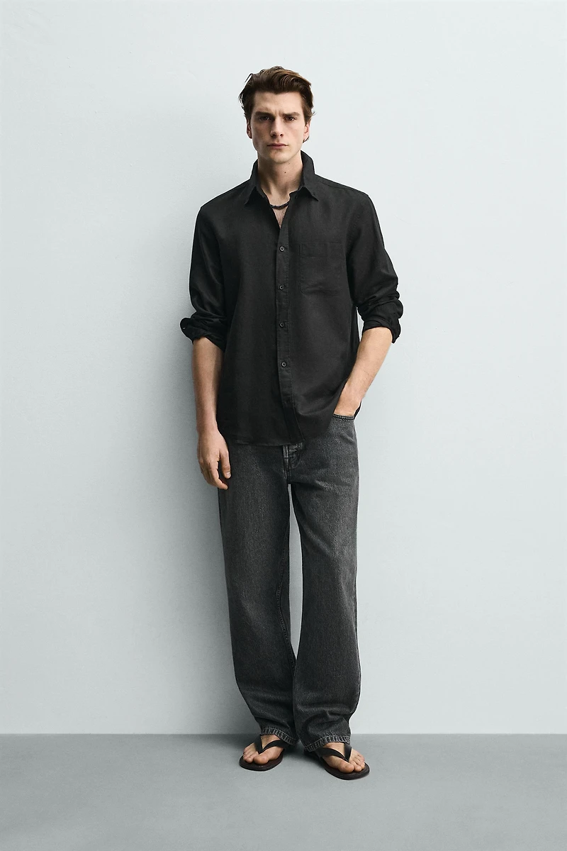 REGULAR FIT LINEN