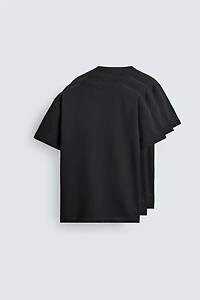 THREE-PACK OF BASIC MEDIUM WEIGHT T-SHIRTS /02