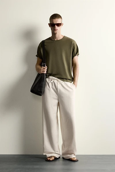 CONTRAST WAIST JOGGER PANTS