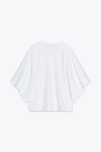 WASHED CAPE SLEEVE T-SHIRT