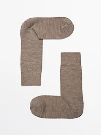 Wool blend socks