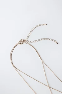 LOT DE DEUX COLLIERS CLÉS ET CADENAS