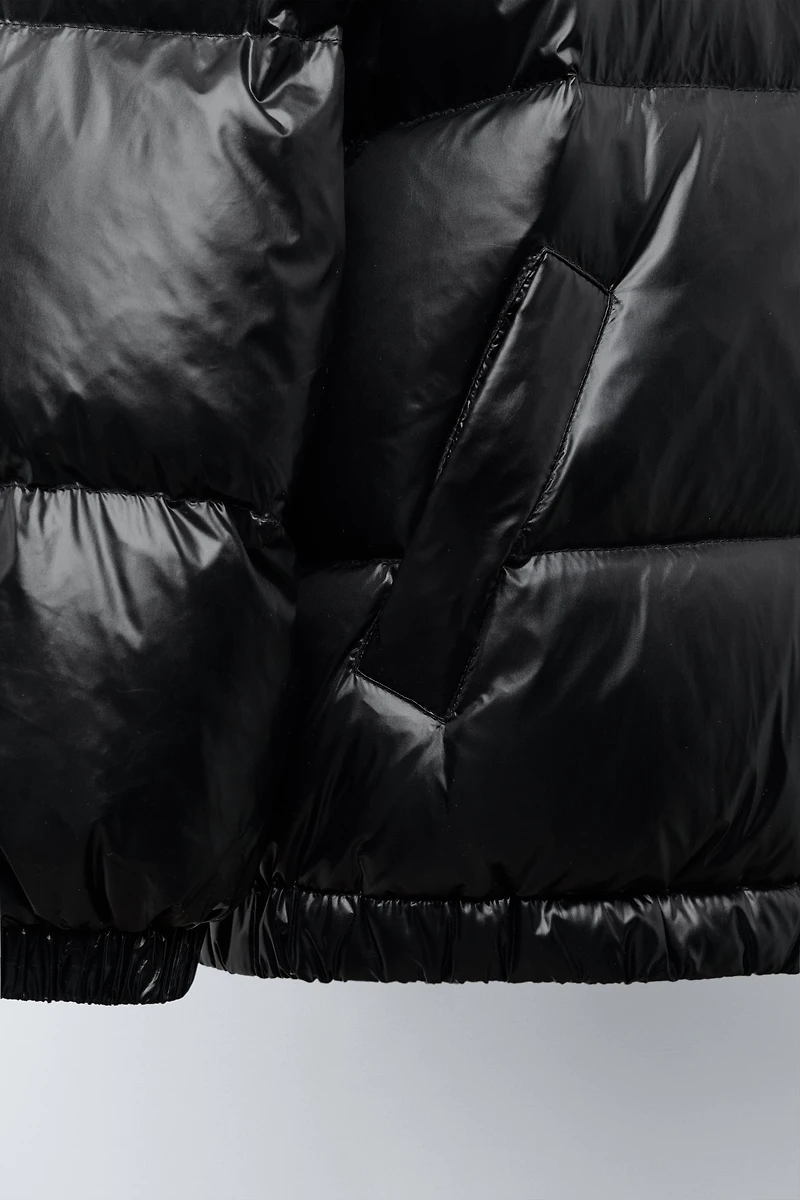 DOUDOUNE 50 % PLUME ET DUVET À CAPUCHE DÉPERLANTE