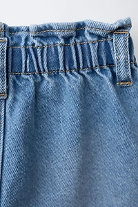 HEART POCKET DENIM SHORTS