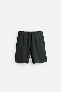 GEOMETRIC JACQUARD SHORTS