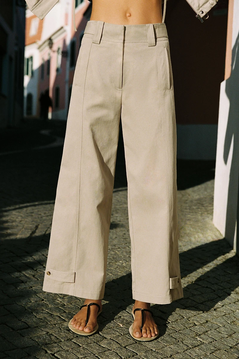HIGH-WAISTED CULOTTES