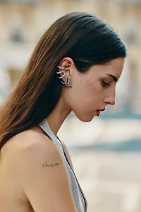 PACK OF 2 SPARKLY EAR CUFF EARRINGS
