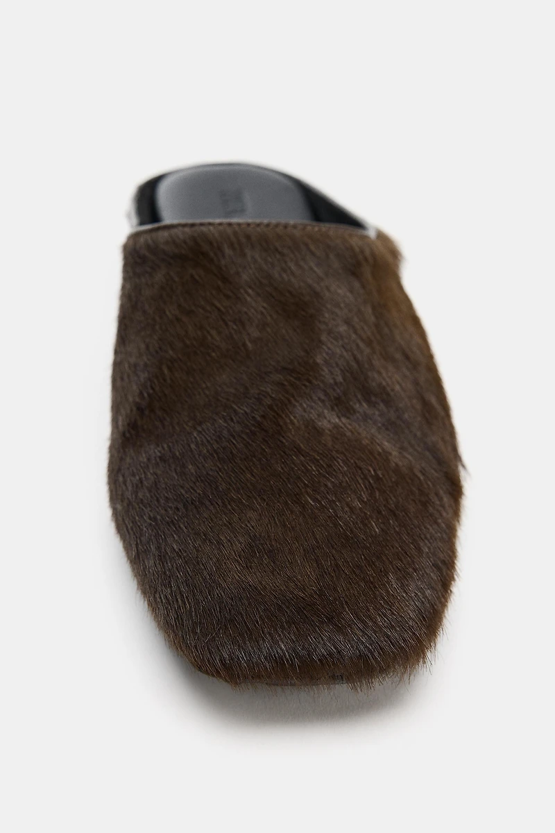 LIMITED EDITION LEATHER MULE SHOES