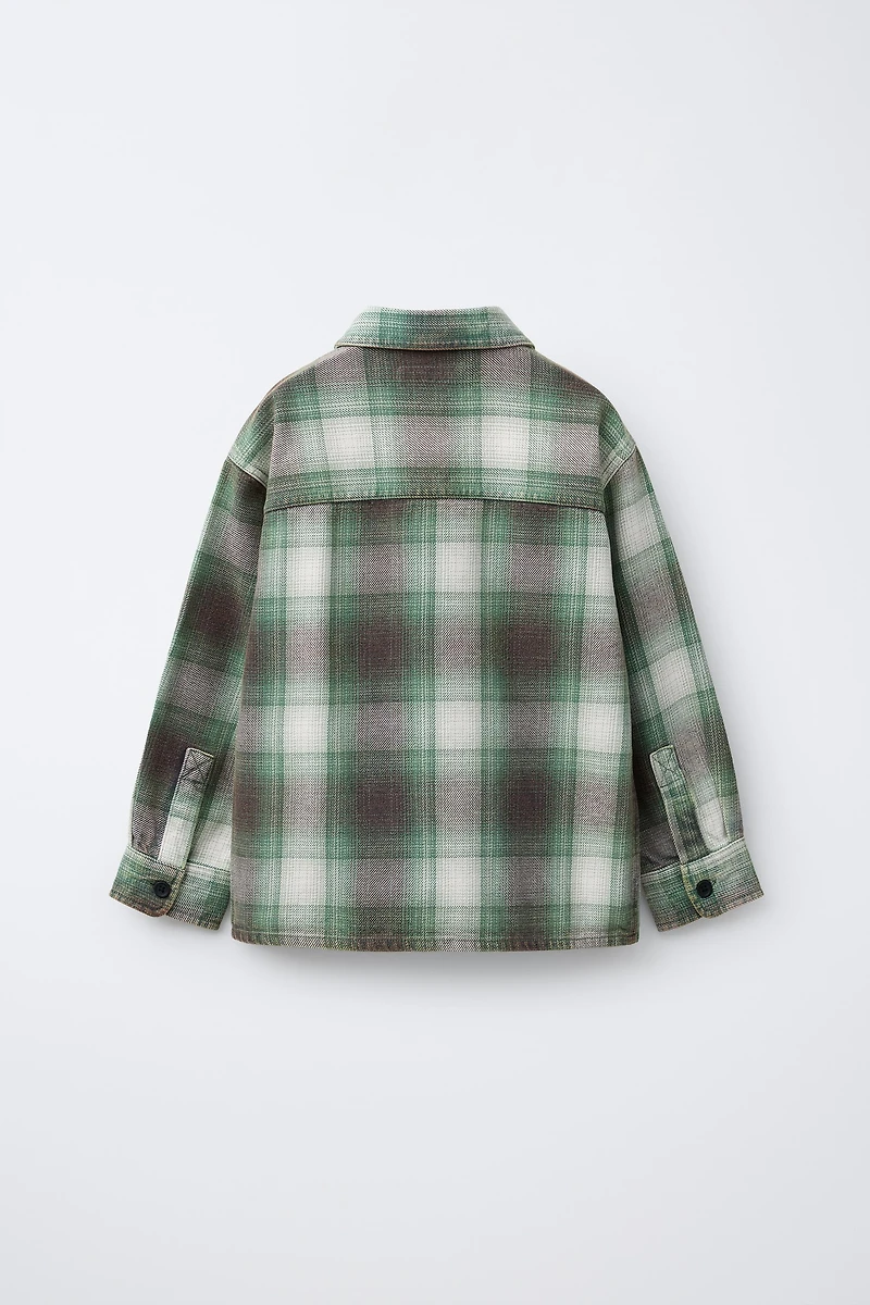 PLAID OVERSHIRT