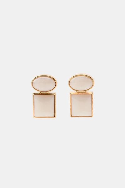 GEOMETRIC PIECE EARRINGS