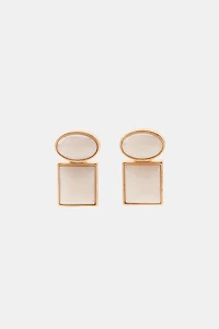 GEOMETRIC PIECE EARRINGS