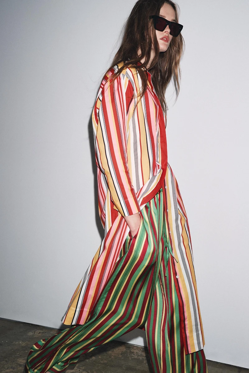 ROBE CHEMISE RAYURES ZW COLLECTION