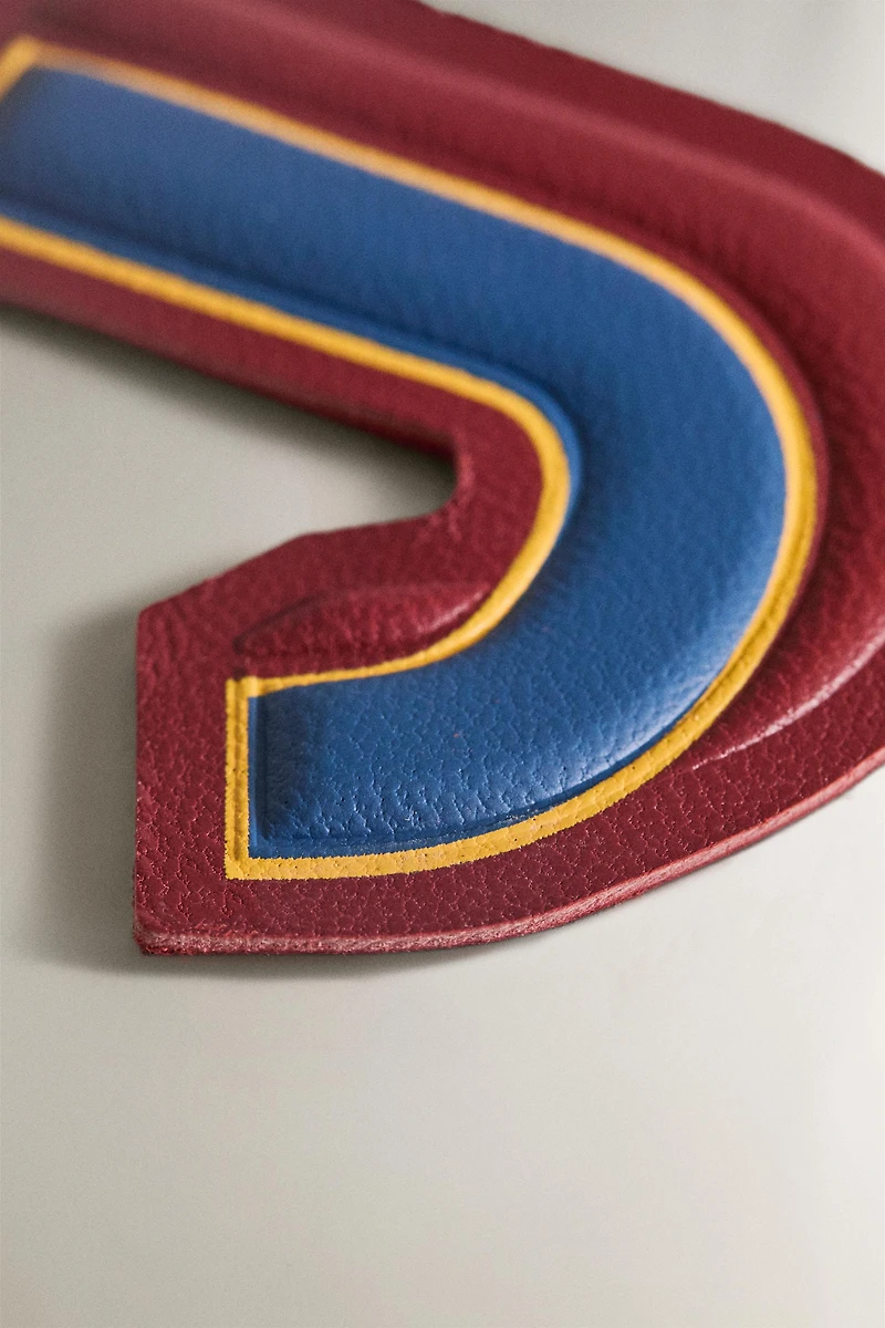 LEATHER LETTER J PATCH