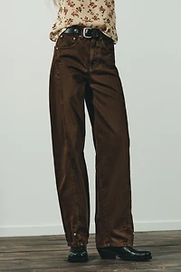 TRF MID-RISE BAGGY BALLOON JEANS
