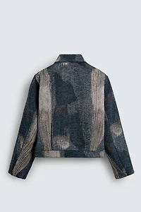 ABSTRACT JACQUARD JACKET