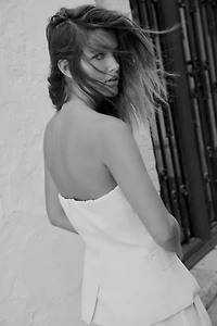 BUTTONED VEST TOP