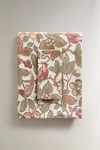 FLORAL AND BIRD COTTON TABLECLOTH | KATHARINE POLE