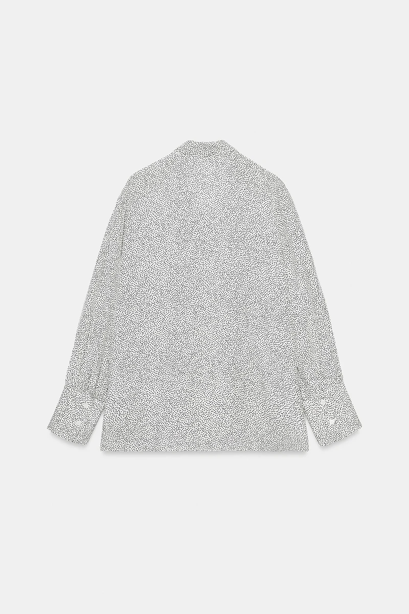 CHEMISE À NŒUD ET POIS ZW COLLECTION