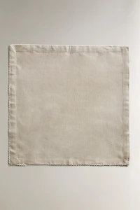 LOT DE 2 SERVIETTES TABLE ONDES