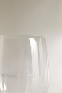 BOHEMIA CRYSTAL TUMBLER WITH LINES