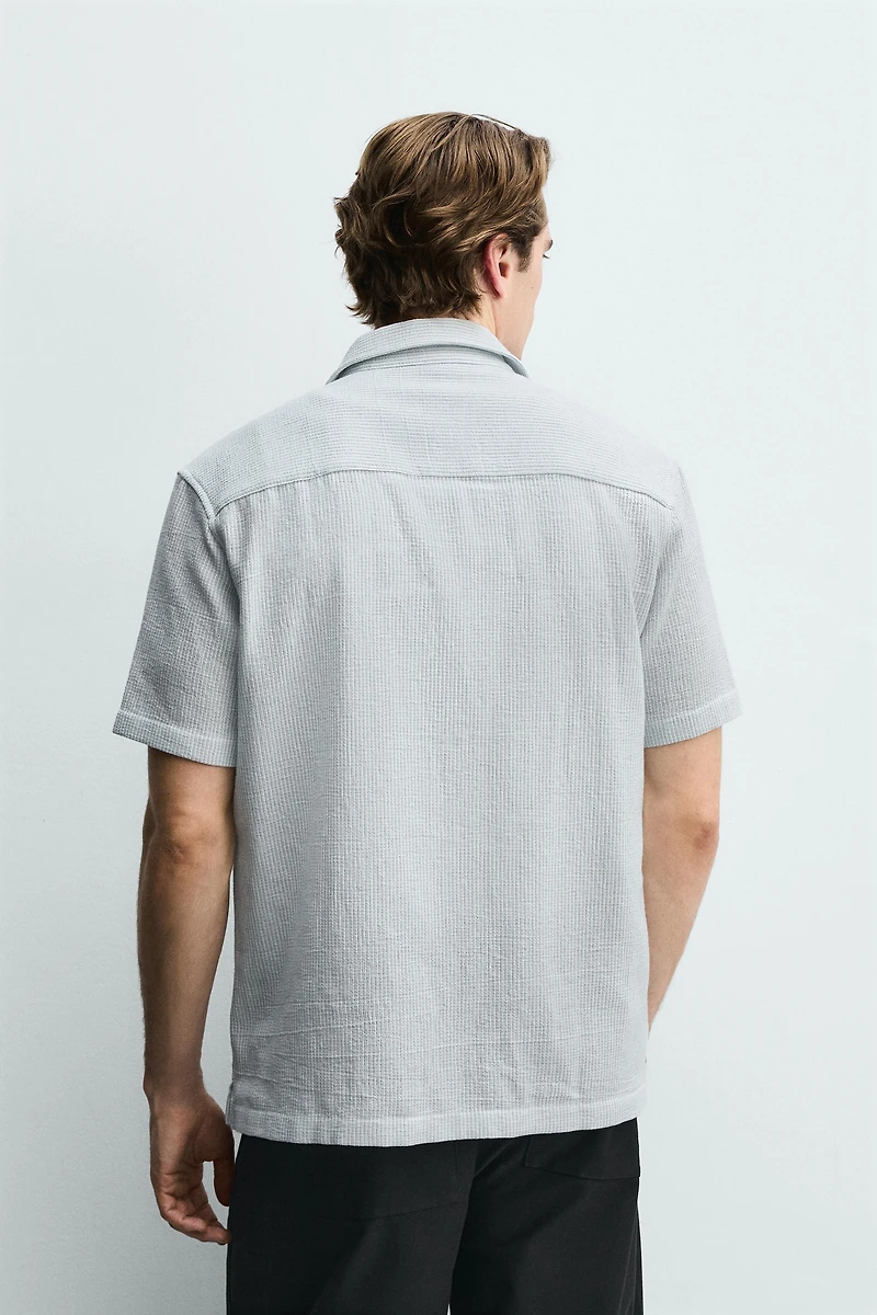 CHEMISE REGULAR FIT STRUCTURÉE