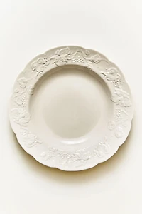 GRAPE RELIEF PORCELAIN SOUP PLATE
