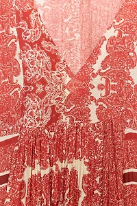 ZW COLLECTION PRINTED MIDI DRESS