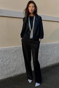 WIDE SLEEVE KNIT JUMPER