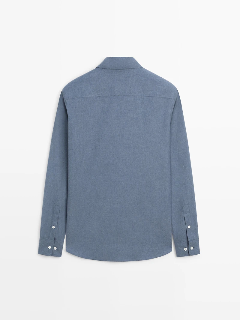 Chemise oxford chinée