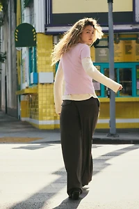 FLAP PLEATED PANTS