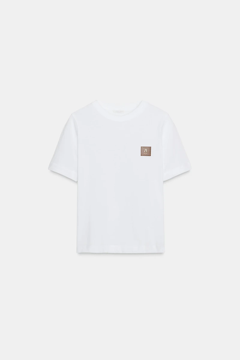 SHORT SLEEVE T-SHIRT WITH LABEL