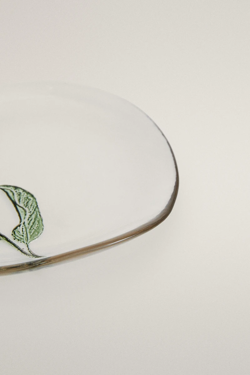 LEMON GLASS SIDE PLATE